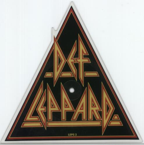 Def Leppard Pour Some Sugar On Me + Sleeve UK shaped picture